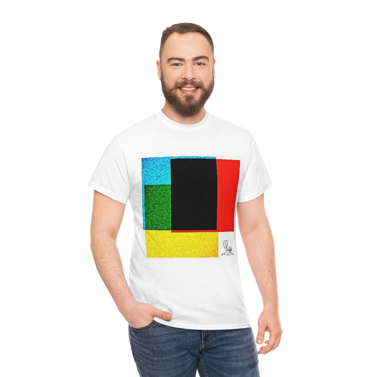 Modern Art Original Album Cover Cotton Tee