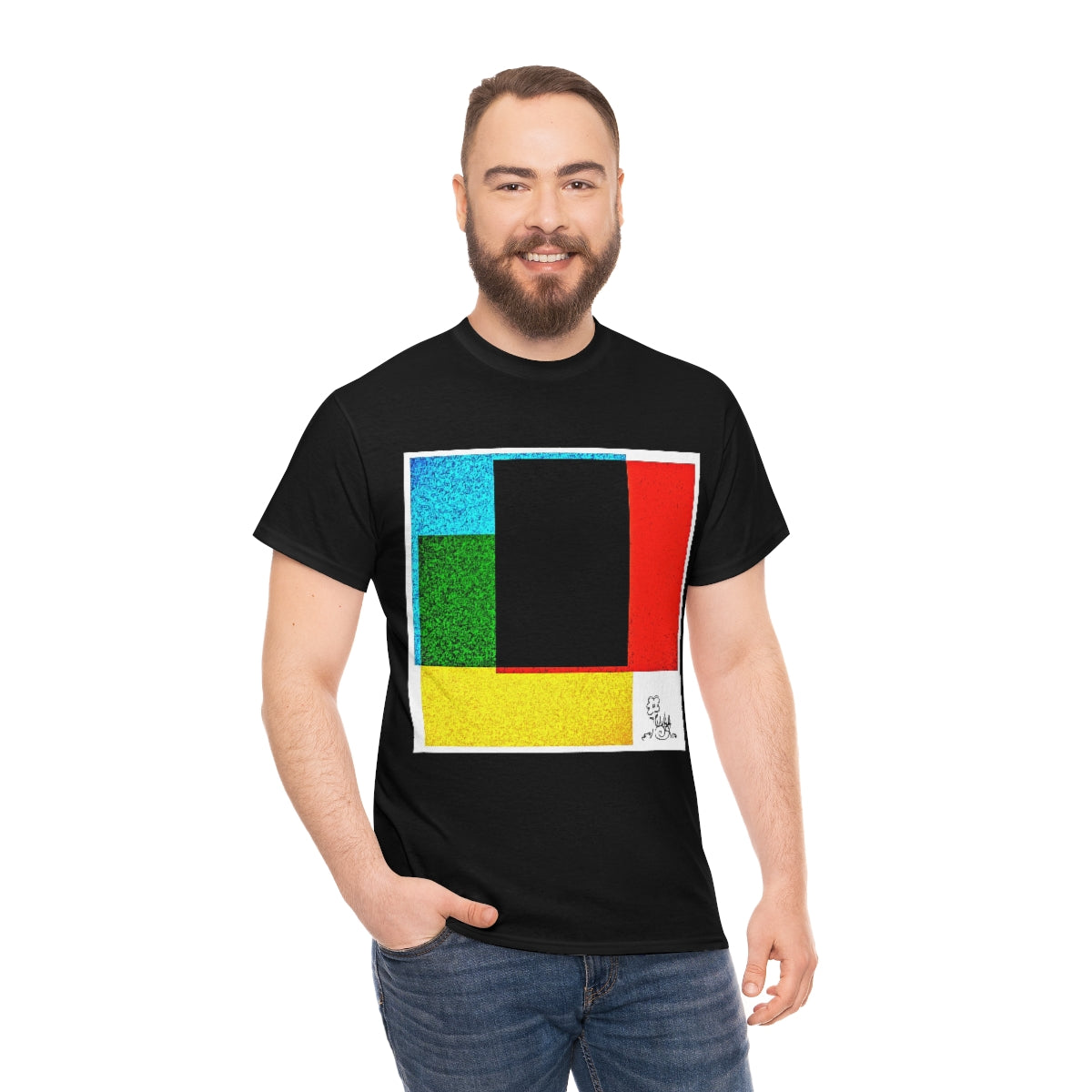 Modern Art Original Album Cover Cotton Tee