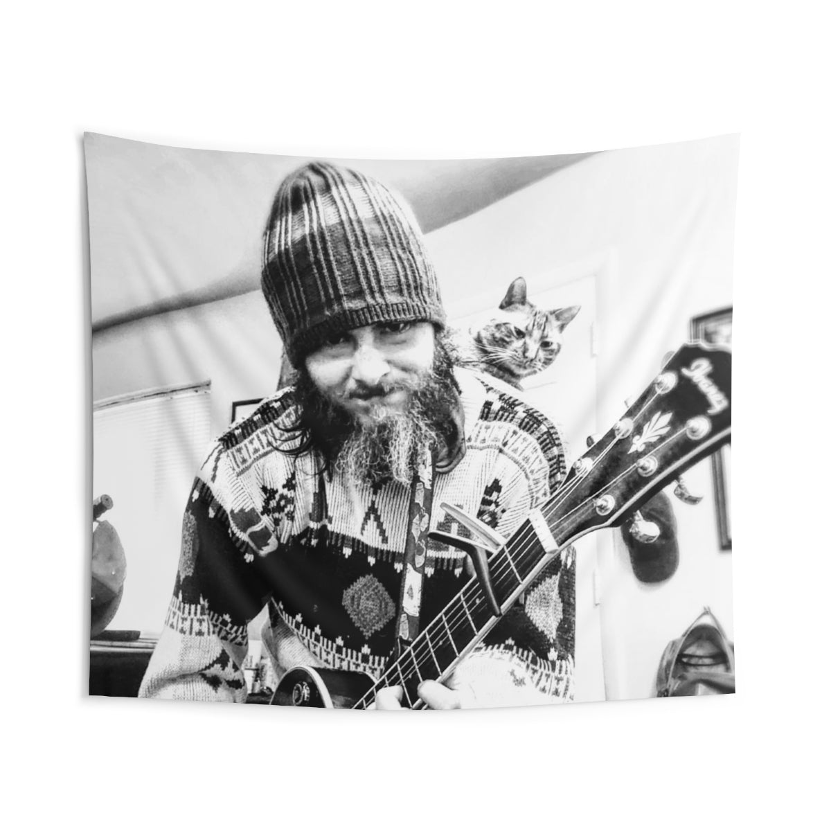 Way Over the top B&W Zak'n'Cap Indoor Wall Tapestries