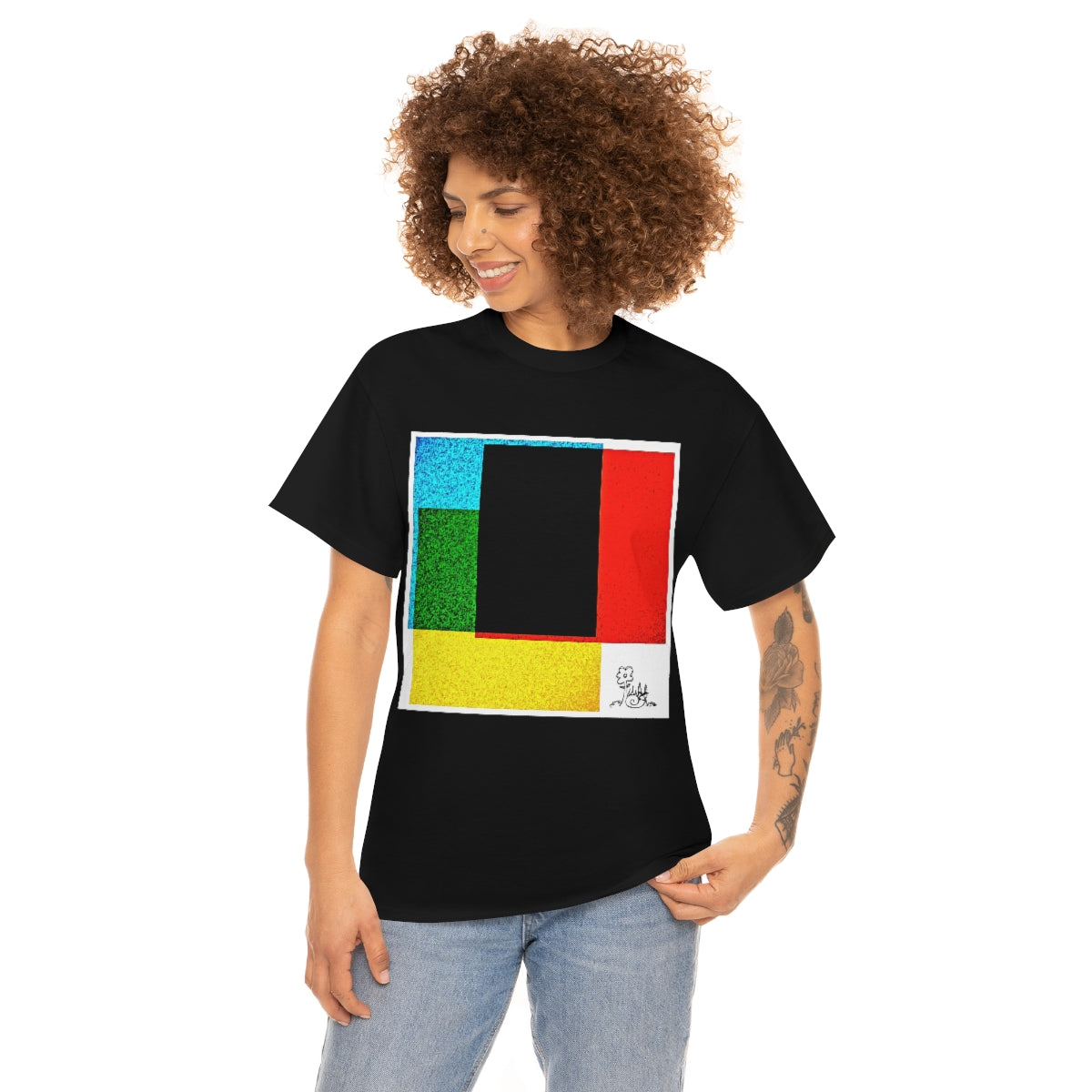 Modern Art Original Album Cover Cotton Tee