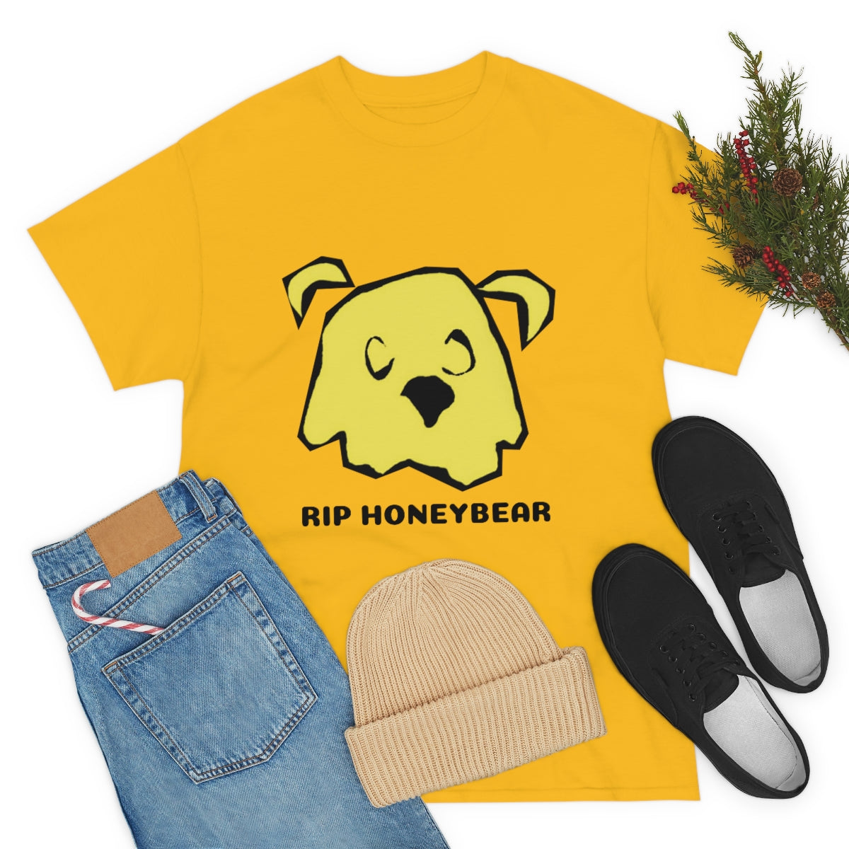 RIP HONEYBEAR Cotton Tee