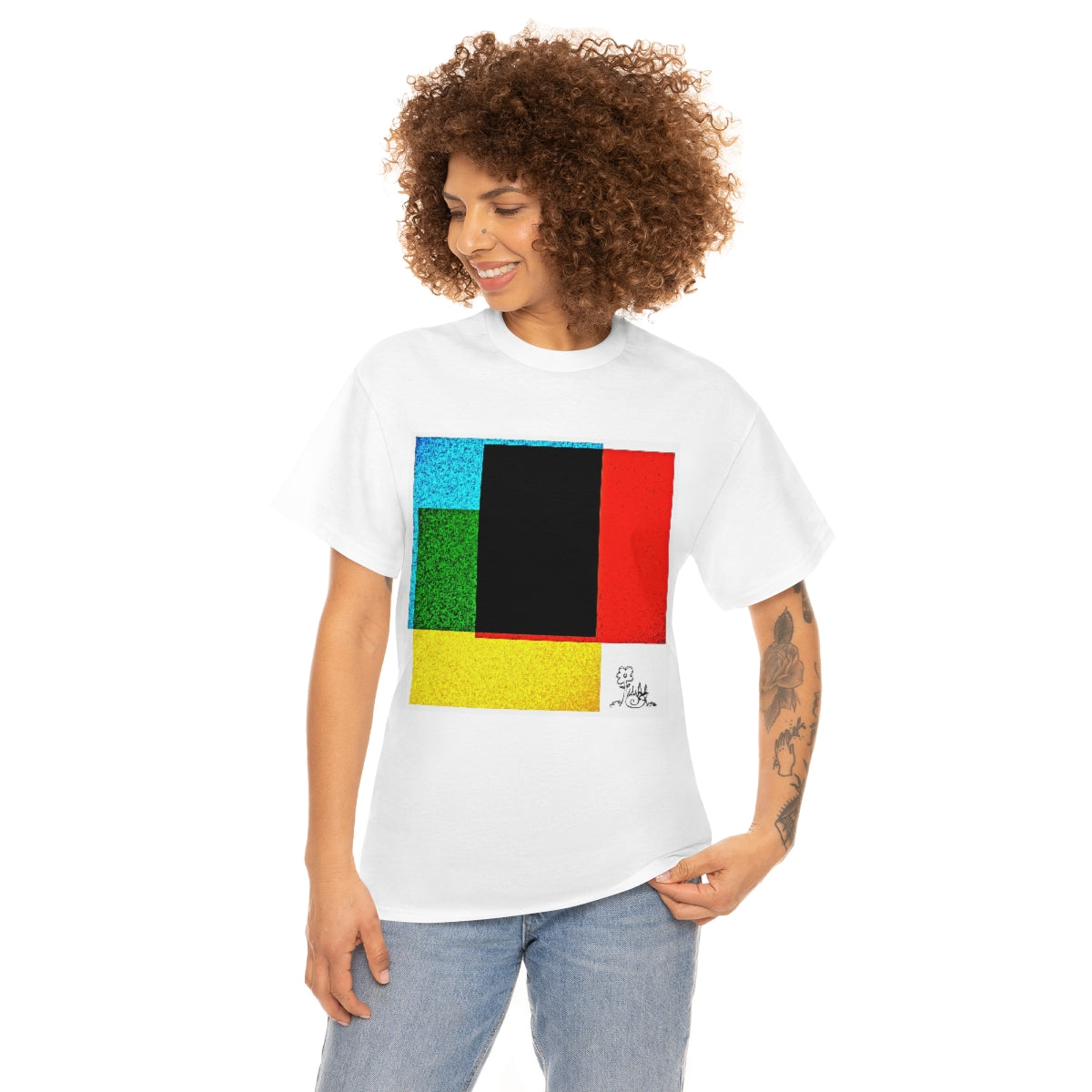 Modern Art Original Album Cover Cotton Tee